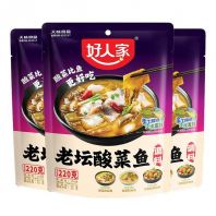 ���˼ҵ�ζ����̳�����HAORENJIA SEASONINGOLD STYLE PICKLED FISH 350G[30PACK/CTN]