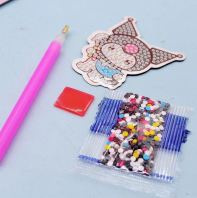 ����Ÿ��ʯ��Կ�׿�SANRIO DIY DIAMOND KEY CHAIN[20UNIT/HANGING]]