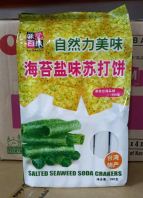 ��Ȼ����̦��ζ�մ��AJI SALTED SEAWEED SODA CRACKERS 390G[12PACK/CTN]