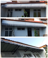 Grey Colour Metal Deck Curve - Behind