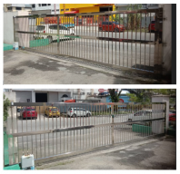 Durable Stainless Steel Sliding Gate For Factory
