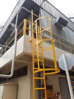 Monkey Ladder with Cage in Pasir Gudang Oil Factory