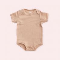 Brightness Apparel Romper Butang Snap Bayi Leher Sampul Terbuka