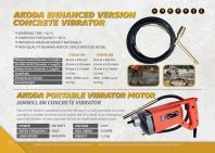 AKODA PORTABLE VIBRATOR MOTOR / ENHANCED VERSION CONCRETE VIBRATOR