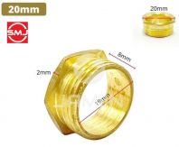 India 20mm (3/4") Brass Male Bush (Copper Bush)