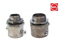 India 20mm (3/4") GI Flexible Adaptor c/w Lock Nut