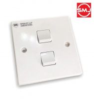 UMS 221-1 2 Gang 1 Way Switch
