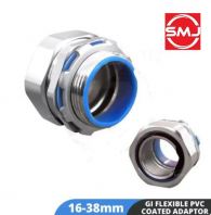 JEC 1" (25mm) GI Flexible PVC Coated Adaptor/ Heavy Gauge Watertight Flexible Adaptor