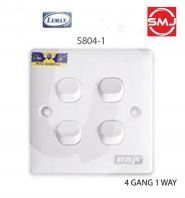 Lemax S804-1 4 Gang 1 Way Switch
