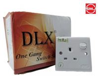 DLX D8663R 13A 1 Gang Switch Socket