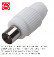 Coaxial Cable Adapter/ Coaxial Cable Adaptor/ Astro Plug Joint Connector/ Electrical Plug/ TV Astro/ Male Antenna Coaxial Plug Connector Screw End/ TV Aerial Digital Antenna Plug/ Socket Connector Adapter Coaxial Plug/ Coaxial Socket