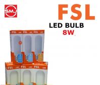 FSL 8W 6500k E27 LED Bulb/ LED Stick Bulb (Cool Daylight)