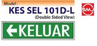 Kelip-Kelip/ Kelip Kelip KES-SEL 101D-L/ KES SEL 101D-L Hanging Keluar Sign (Left Arrow)