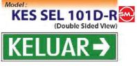 Kelip-Kelip/ Kelip Kelip KES-SEL 101D-R/ KES SEL 101D-R Hanging Keluar Sign (Right Arrow)