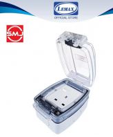 Lemax WP-213/ WP213/ WP 213 13A Weatherproof Switch Socket