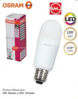 Osram 15W 6500k E27 LED Bulb/ LED Stick Bulb (Cool Daylight)