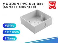 Modden 3 x 3 PVC Nut Box/ Surface Box