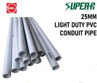Super A 1" (25mm) PVC Pipe/ PVC Conduit Pipe/ PVC Electrical Pipe