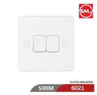 UMS 6021 2 Gang 1 Way Switch