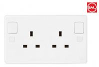 UMS 6213 13A 2 Gang Switch Socket/ Double Switch Socket