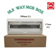 Commando 18.5 Way MCB Box/ PVC DB Board/ PVC DB Box/ Consumer Box