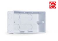 PVC Link 3 x 6 Kob In/ Kob-In/ Conceal Box/ Double Conceal Box/ Partition Box (White)