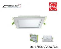 Cielo 8" 20W 3000k Glass LED Downlight (Square) (Warm White)