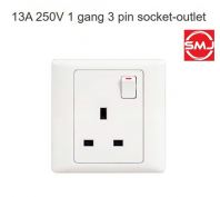 Chint NEW7-G42700/ NEW7 G42700 13A 1 Gang Switch Socket