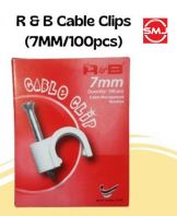 R&B 7mm Cable Clip/ PVC U Clip
