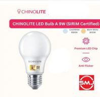 Chinolite 9W 3000k E27 LED Bulb (Warm White)