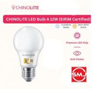Chinolite 12W 3000k E27 LED Bulb (Warm White)