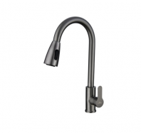 IBORN PILLAR MOUNTED KITCHEN TAP GUN METAL IBKT7822SS-GM