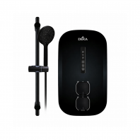 DEKA INSTANT WATER HEATER COME WITH HAND SHOWER SET DC PUMP BLACK RIO 28DC