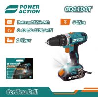 Power Action Cordless Drill CD2100T