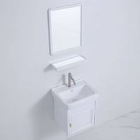 Mirror + Basins + Cabinet Bathroom Set