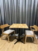 Solid Wood Table Set (Natural)