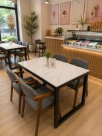Hardboard Table Set Marble