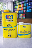 QQ Colour 2k HS Clear / HS Hardener 2:1, Code 63