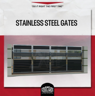 SS Gate (HLINE Aluminium with SS Bars)