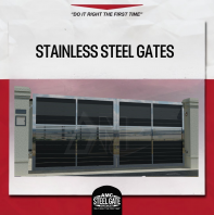 SS Gate (HLINE Aluminium with SS Bars)
