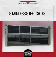 SS Gate (HLINE Aluminium with SS Bars)