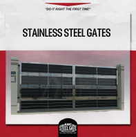SS Gate (HLINE Aluminium with SS Bars)