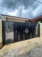 Black Stainless Steel Gate - Laser Cut (Customized)