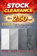 FINSOL STONE SERIES SPC FLOORING 4MM