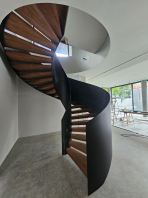 Structural Steel Work for Spiral Staircase