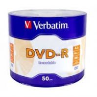VERBATIM DVD-R 16X OPS 4.7GB (120min)  Shrink wrap 50pcs/pack (64046)