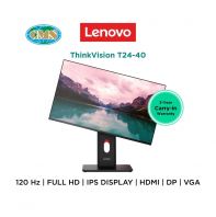 Lenovo ThinkVision T24-40 23.8 inch FHD Monitor - 120Hz , 4Ms, HDMI, VGA, DP, USB (LEN-64A4MARXMY)