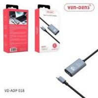 VEN-DENS TYPE C TO HDTV HDMI Female 4K 30HZ 15cm ADAPTOR (VD-ADP018)
