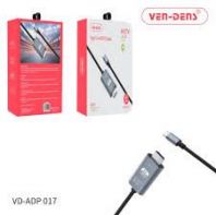 VEN-DENS TYPE C TO HDTV HDMI CABLE 4K 30HZ 2Meter (VD-ADP017) - support Macbook , Samsung