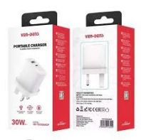 VEN-DENS 30W PORTABLE CHARGER - dual-port (USB-A and Type-C) , high temparature, over voltage and short circuit protection, (VD-TC012AACP)
